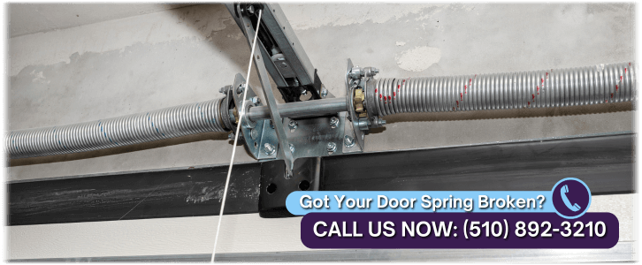 Broken Garage Door Spring Oakland CA